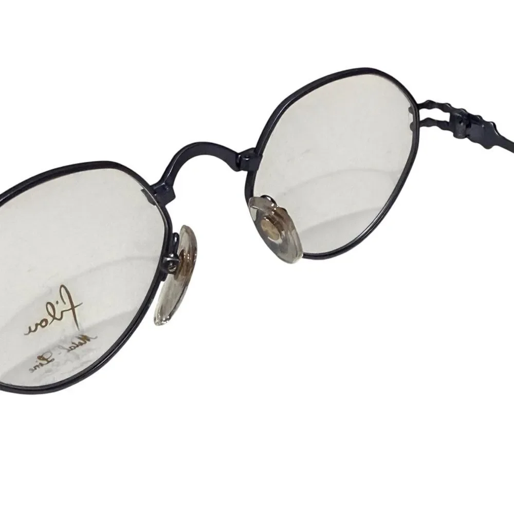 Filou Metal Line Eyeglasses Style Number 7002 Lavender Retro Steampunk New